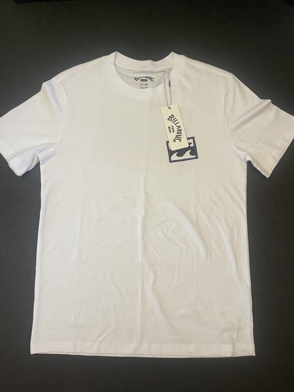 BILLABONG Sz S Men's White T-Shirt